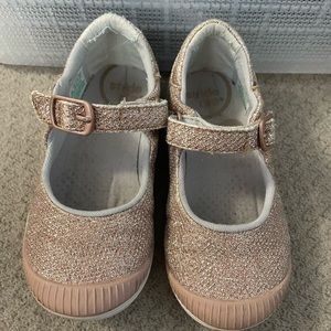 Stideright rose gold mary janes!